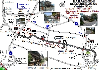 Magome Tajimaya Map (English) 